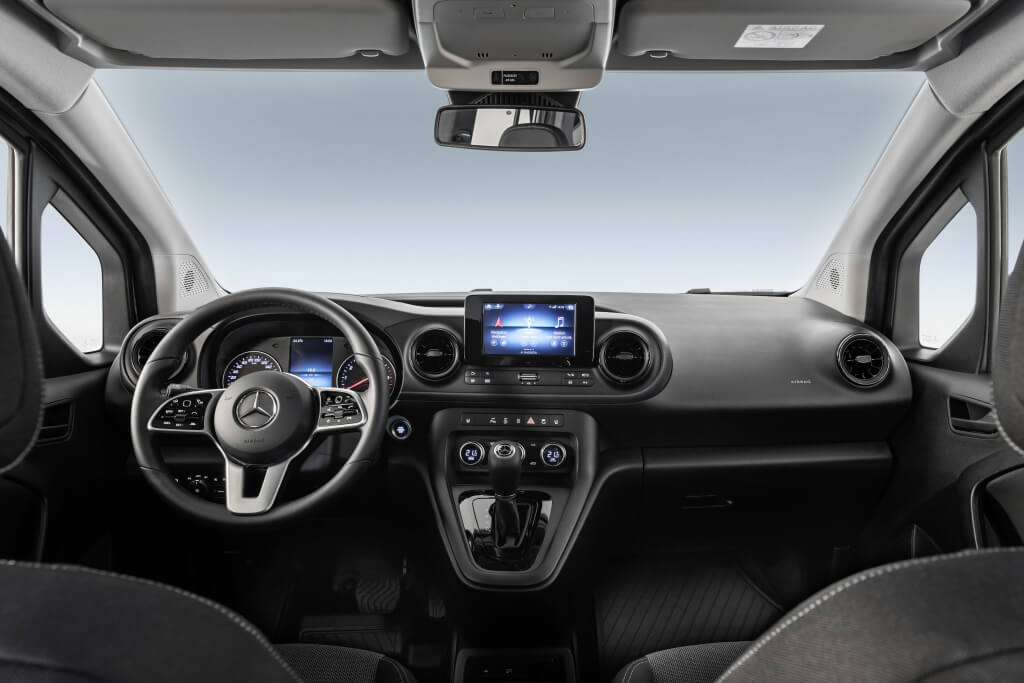Interior del Mercedes Citan 2021.
