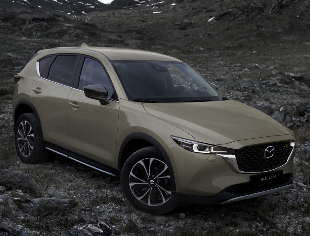 Mazda CX-5 2022: vista frontal.