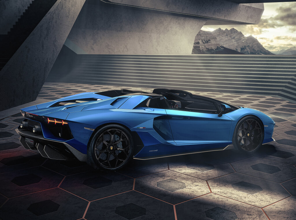 Lamborghini Aventador Roadster Ultimae: perfil..