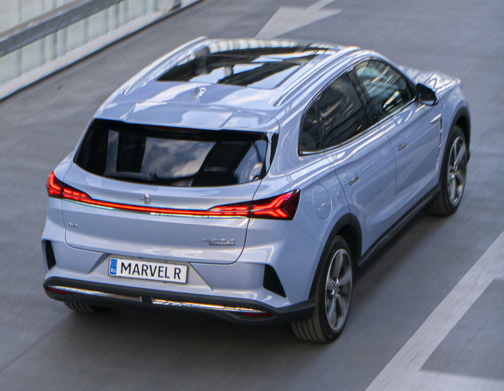 MG Marvel R: trasera.