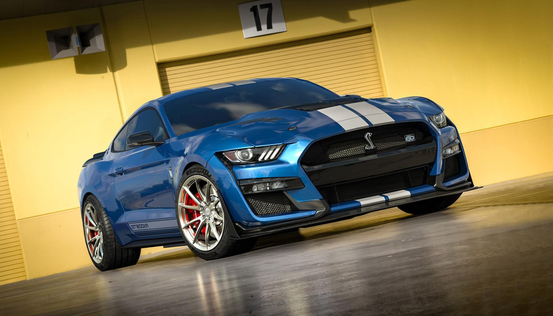 Shelby GT500KR: frontal.