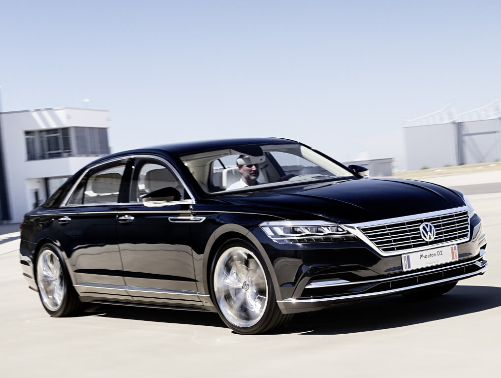 Volkswagen Phaeton D2: frontal.