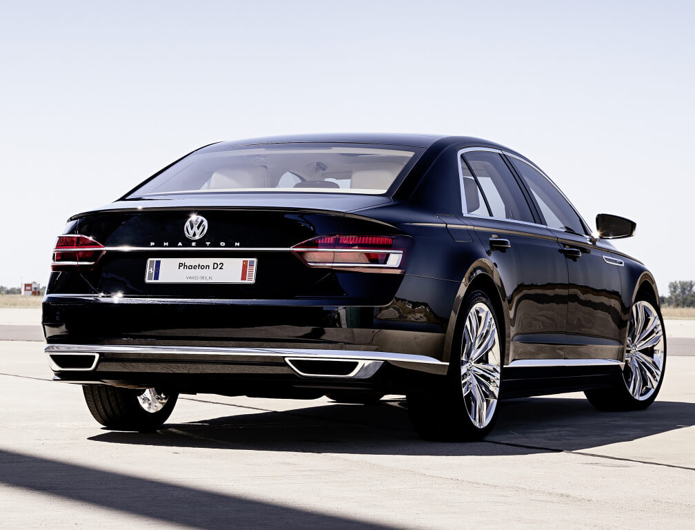 Volkswagen Phaeton D2: zaga.