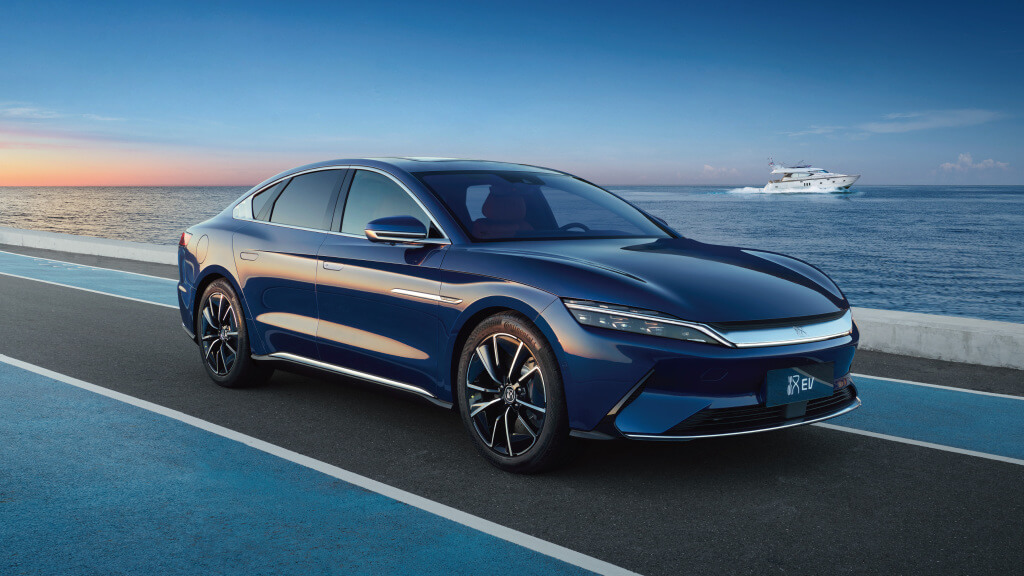 BYD Han EV: frontal.