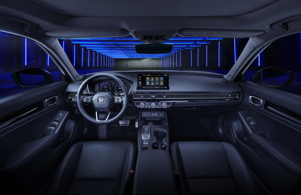 Honda Civic: interior.