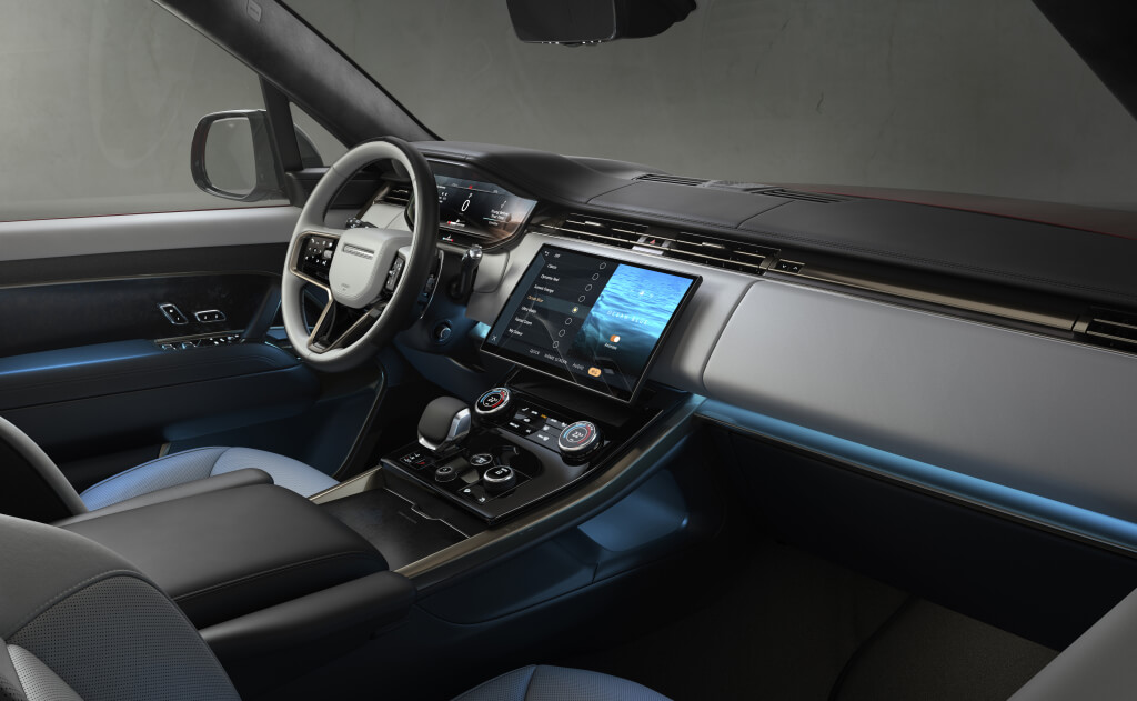 Range Rover Sport 2023, interior.