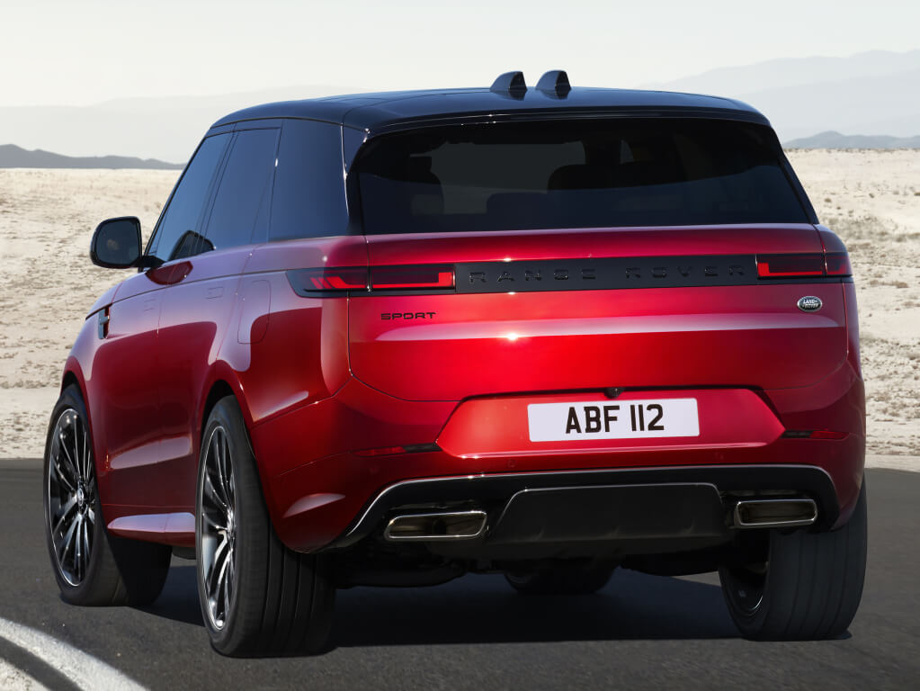 Range Rover Sport 2023, diseño de la parte trasera.