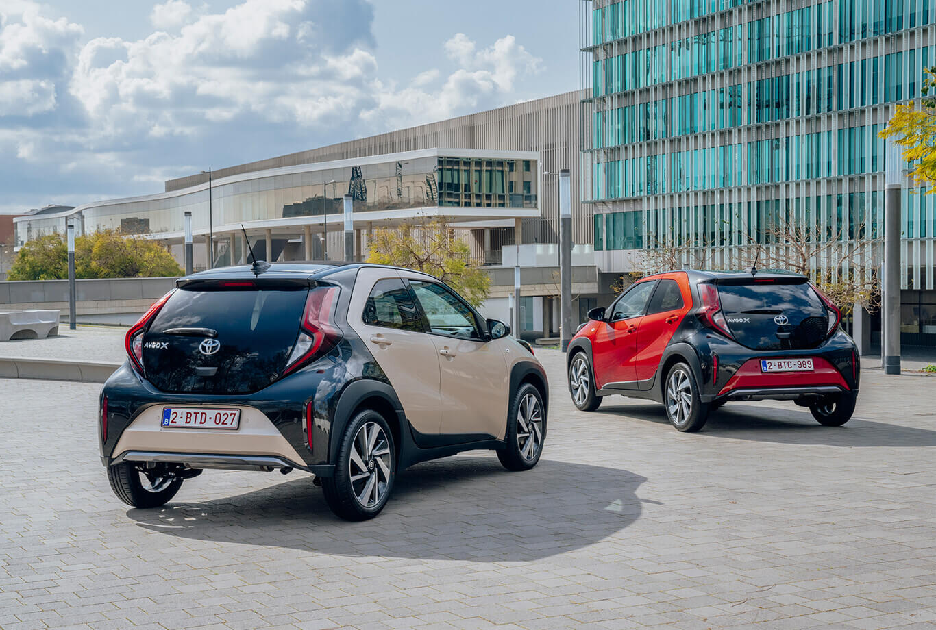 Toyota Aygo X Cross, parte trasera.