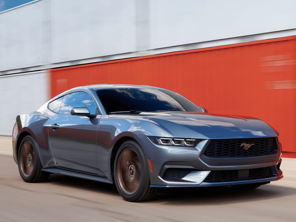 Ford Mustang Ecoboost: frontal.