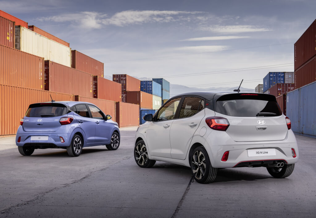 Hyundai i10 2024: trasera.