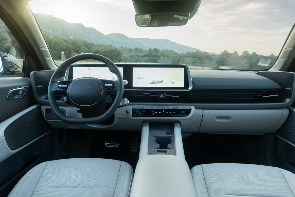 Interior del Hyundai IONIQ 6.