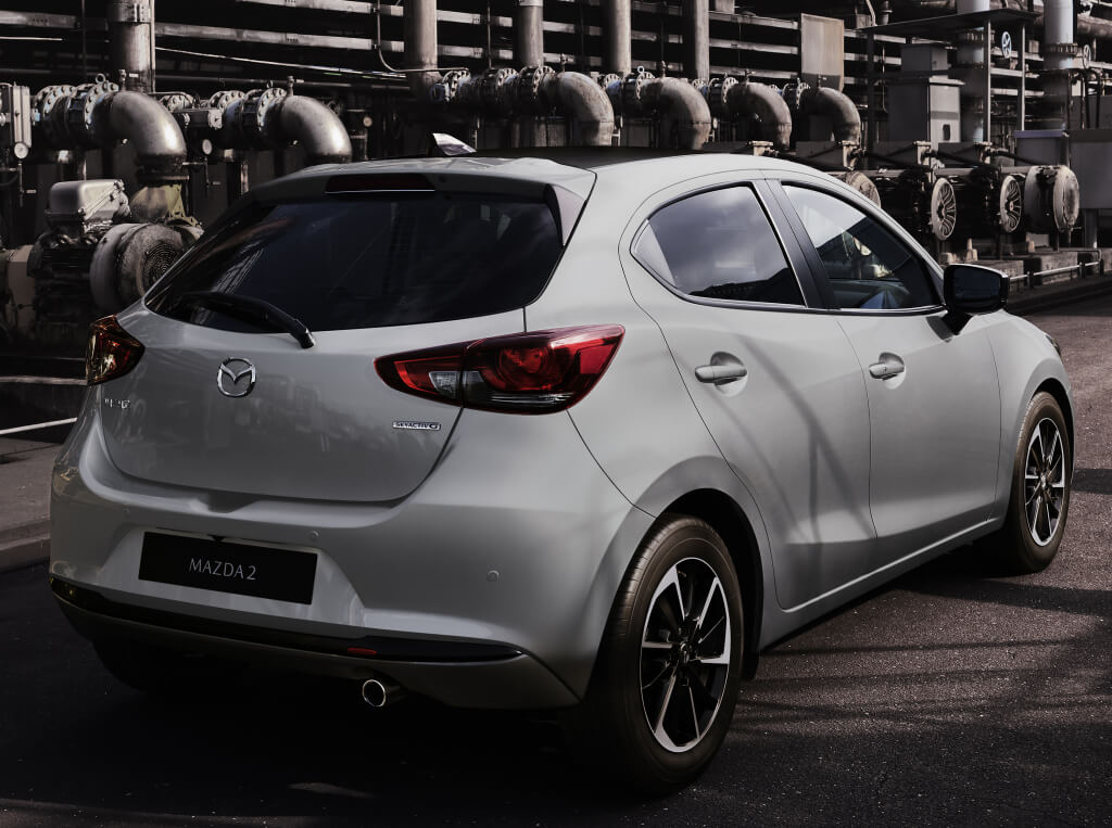 Mazda 2: trasera.
