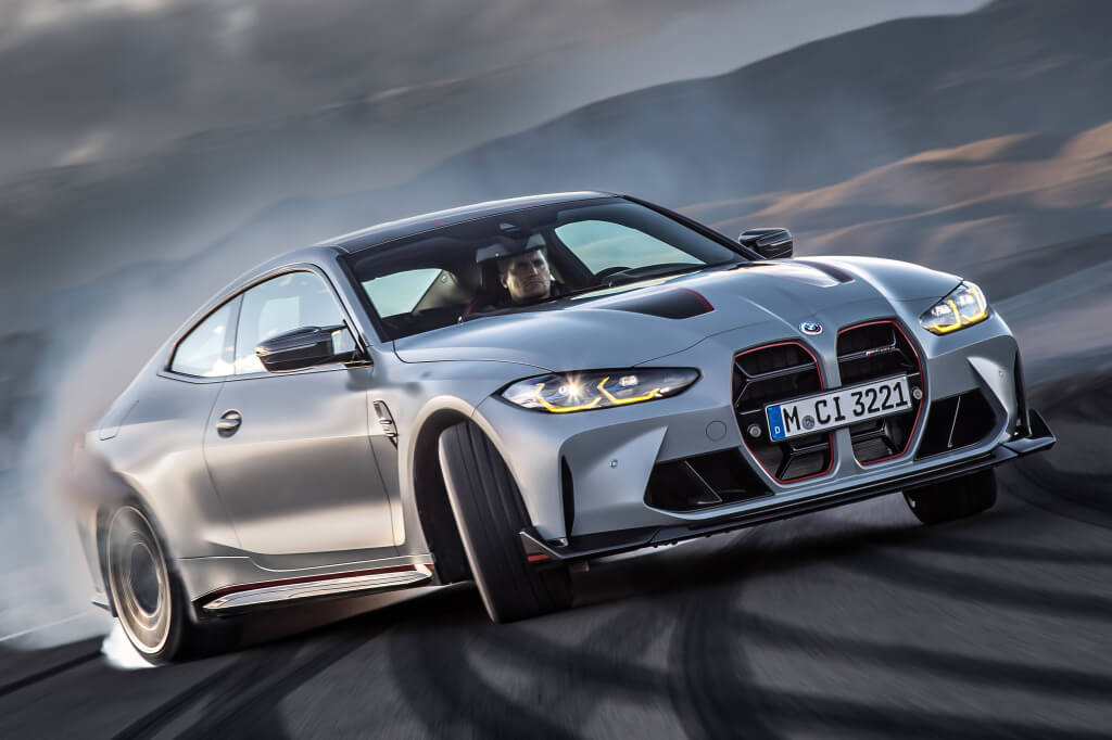 BMW M4 CSL: vista frontal.