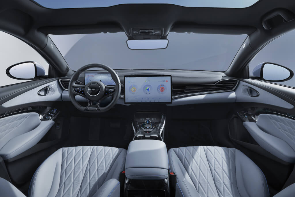 BYD Seal: vista interior.