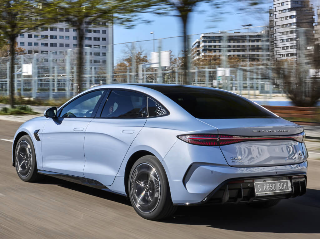 BYD Seal: vista trasera.