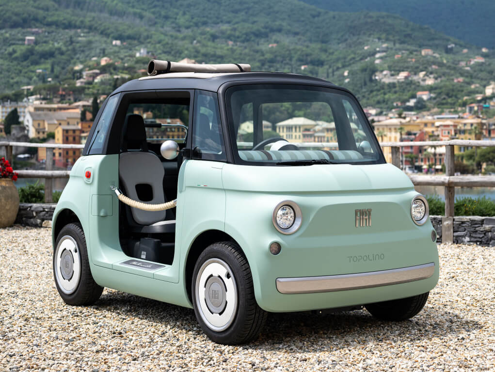 Fiat Topolino: vista frontal.