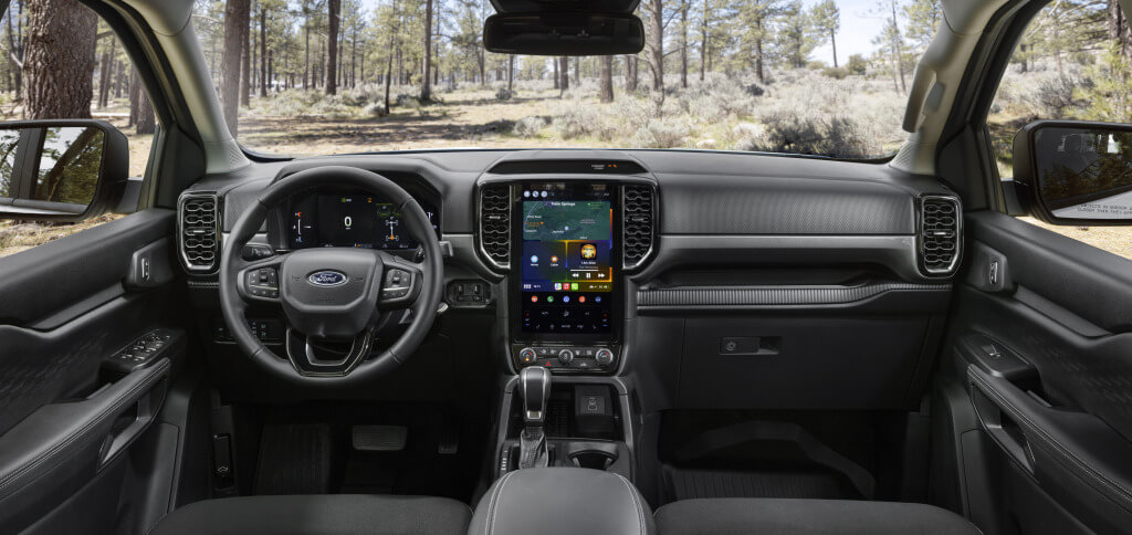 Ford Ranger 2023: interior.