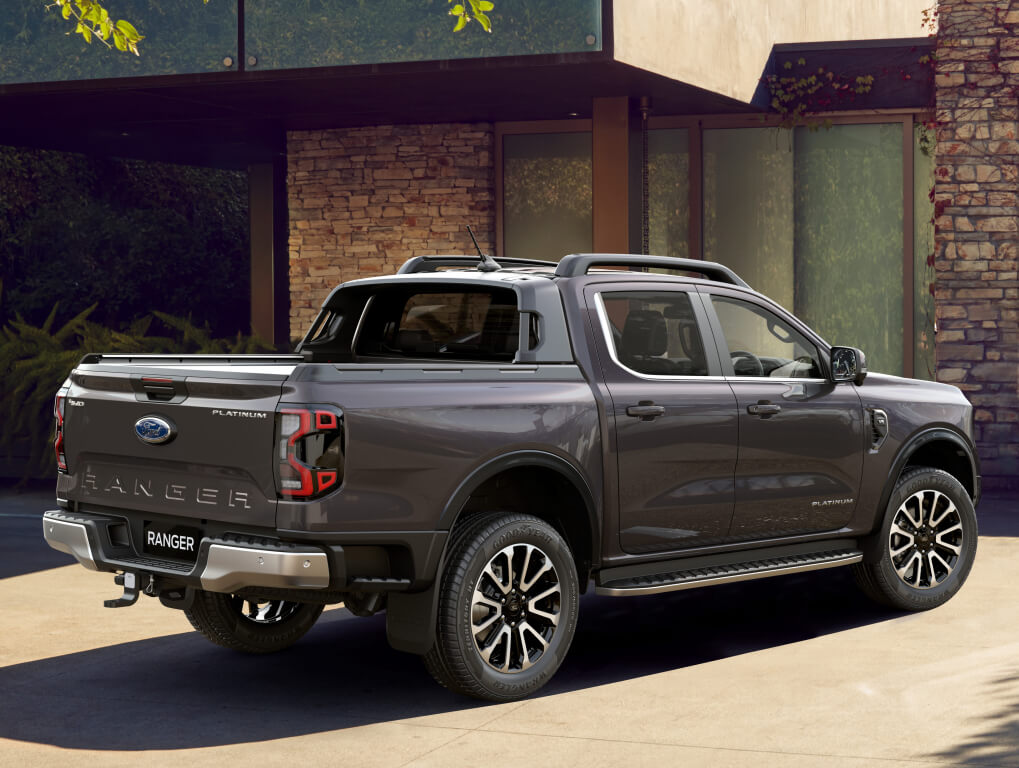 Ford Ranger 2023: trasera.