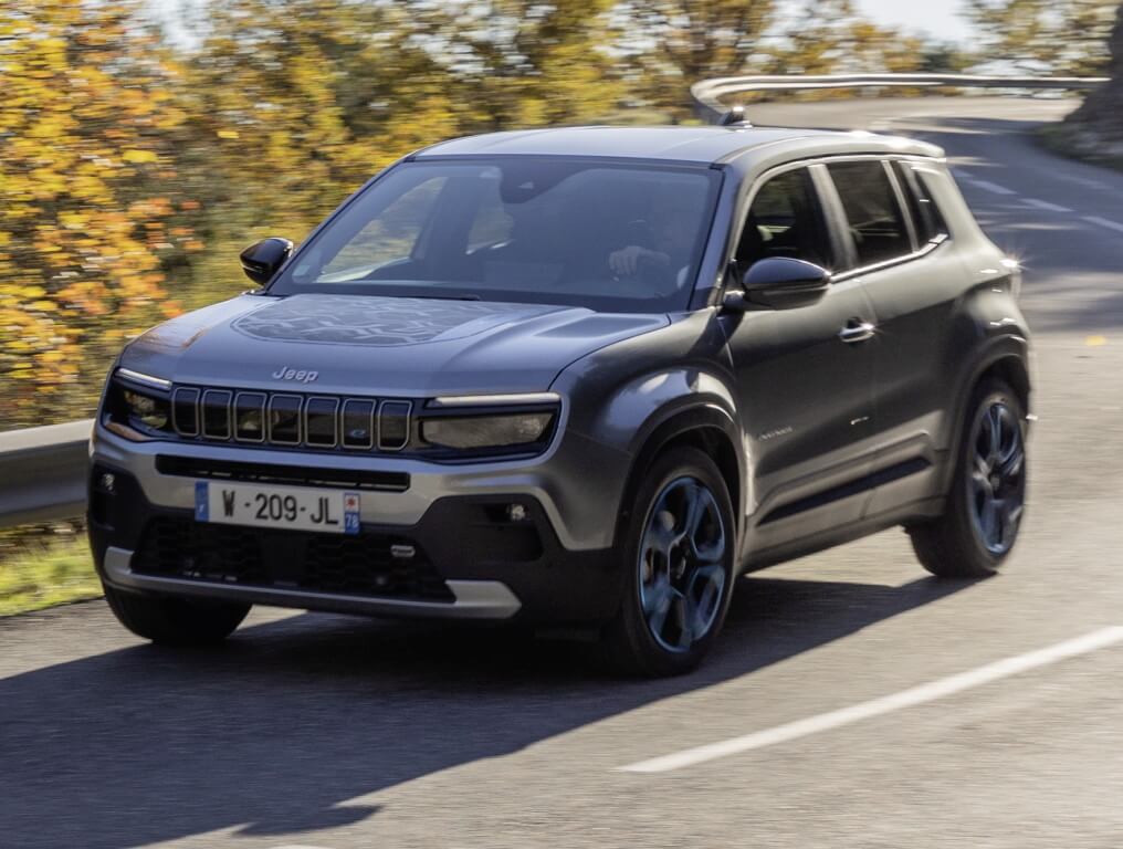 Jeep Avenger: vista frontal.