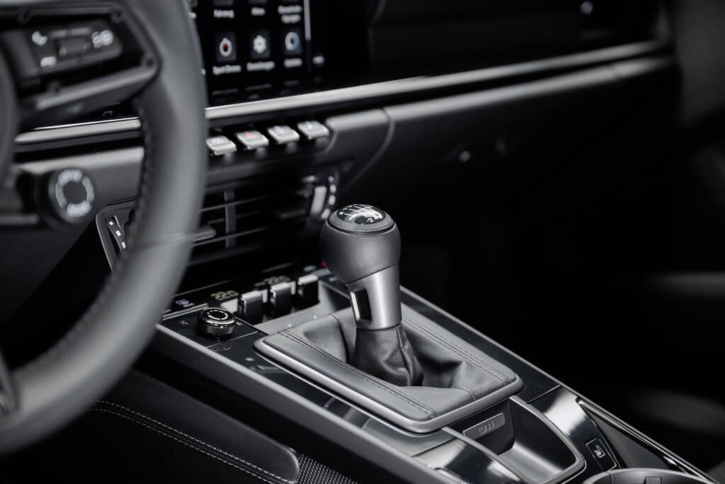 Porsche 911 Carrera T: Vista interior.