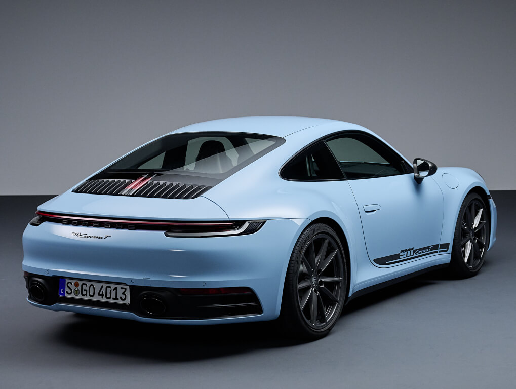 Porsche 911 Carrera T: vista trasera.