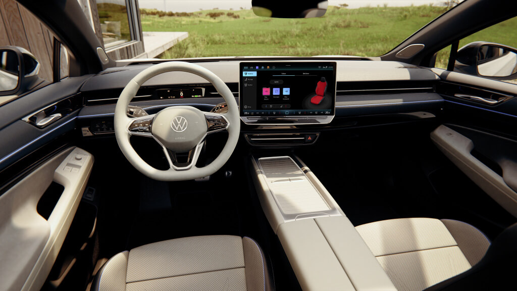 Volkswagen ID.7: vista interior.