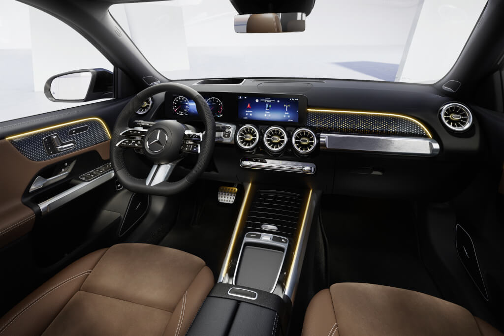 Interior del Mercedes GLB 2023