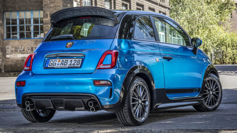 abarth 695 tributo 131 rally trasera