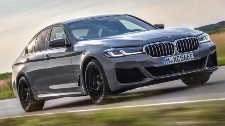 bmw 545e vista frontal