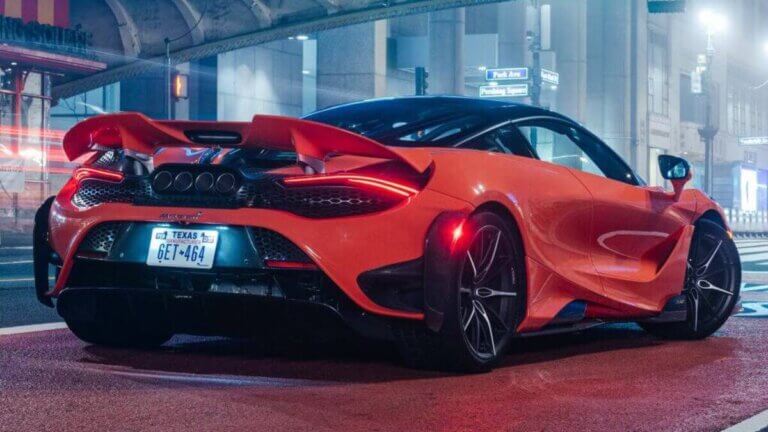 mclaren 765lt trasera