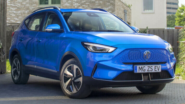 mg zs ev vista frontal