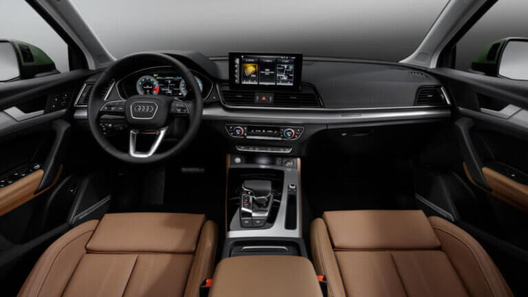 audi q5 2021 vista salpicadero interior