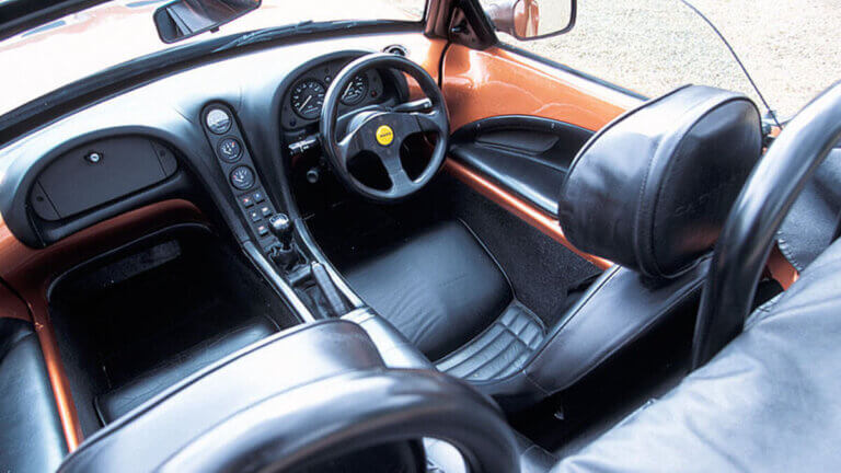 vista interior caterham 21 supersport