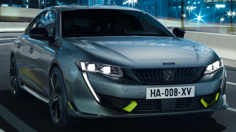 vista frontal peugeot 508 pse